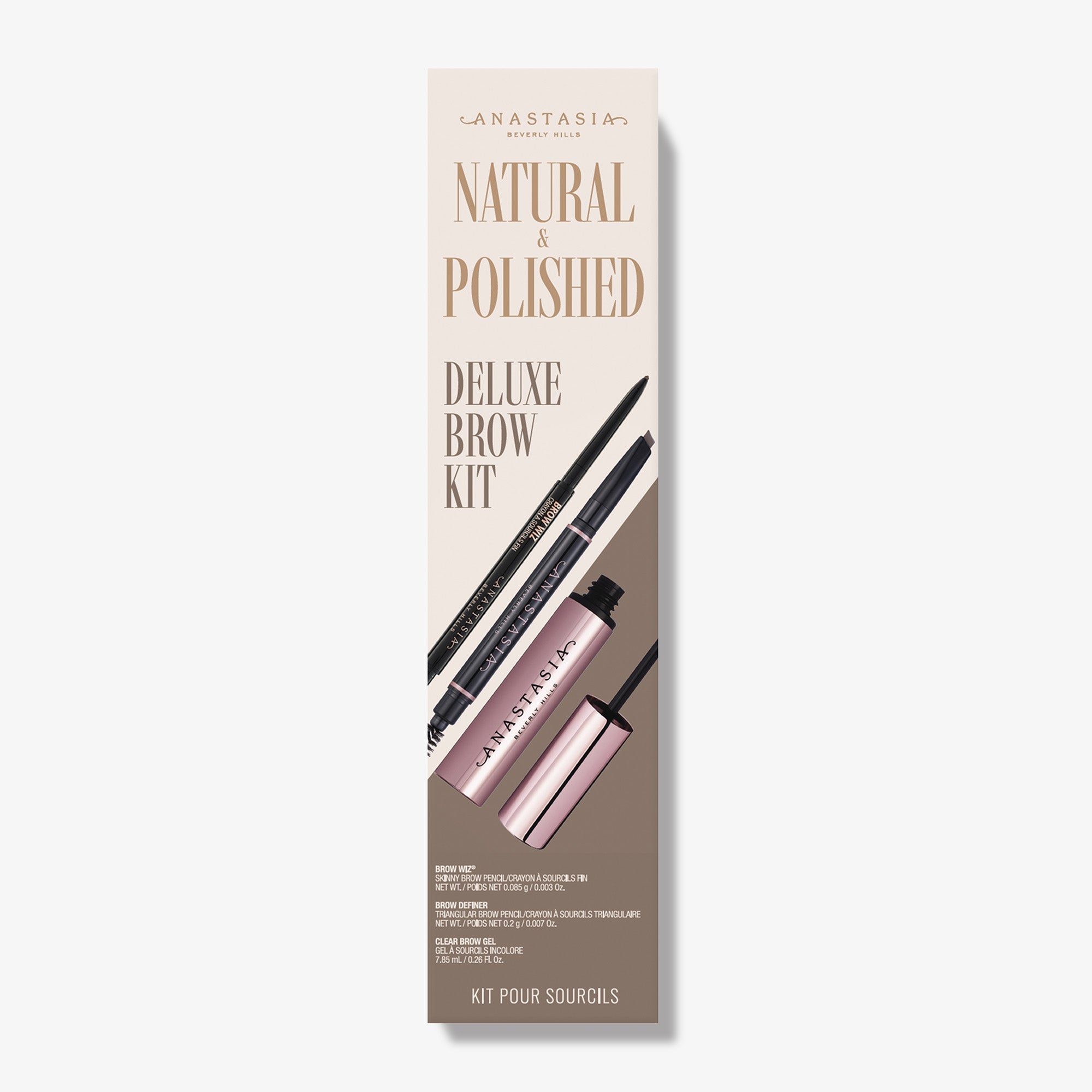 Natural & Polished Deluxe Brow Kit - Ebony